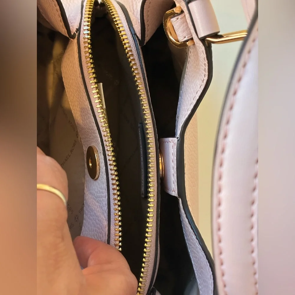 Michael Kors Arlo Blush Satchel Leather Bag